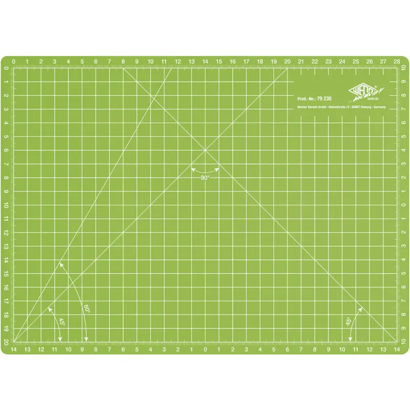 WEDO Schneide- & Bastelmatte Comfortline, DIN A4, grün (EAN: 4003801859910)