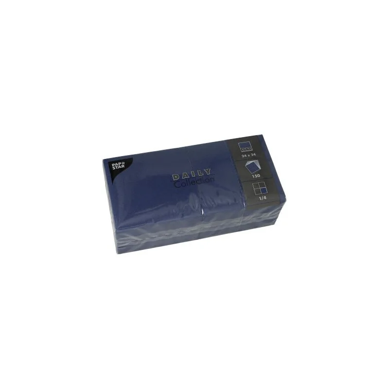 PAPSTAR Cocktail-Servietten, 240 x 240 mm, 3-lagig, blau (EAN: 4002911593622)