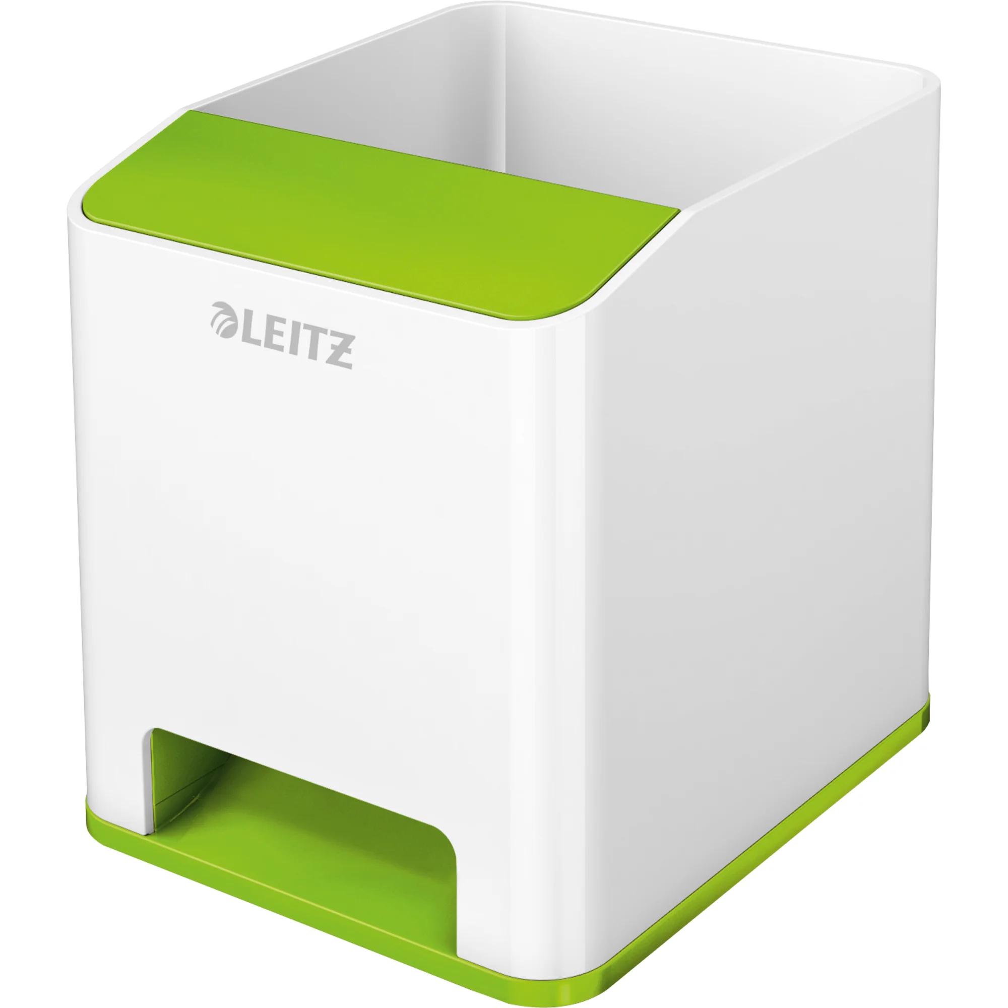 LEITZ Sound Stifteköcher WOW Duo Colour, 2 Fächer, grün (EAN: 4002432123742)