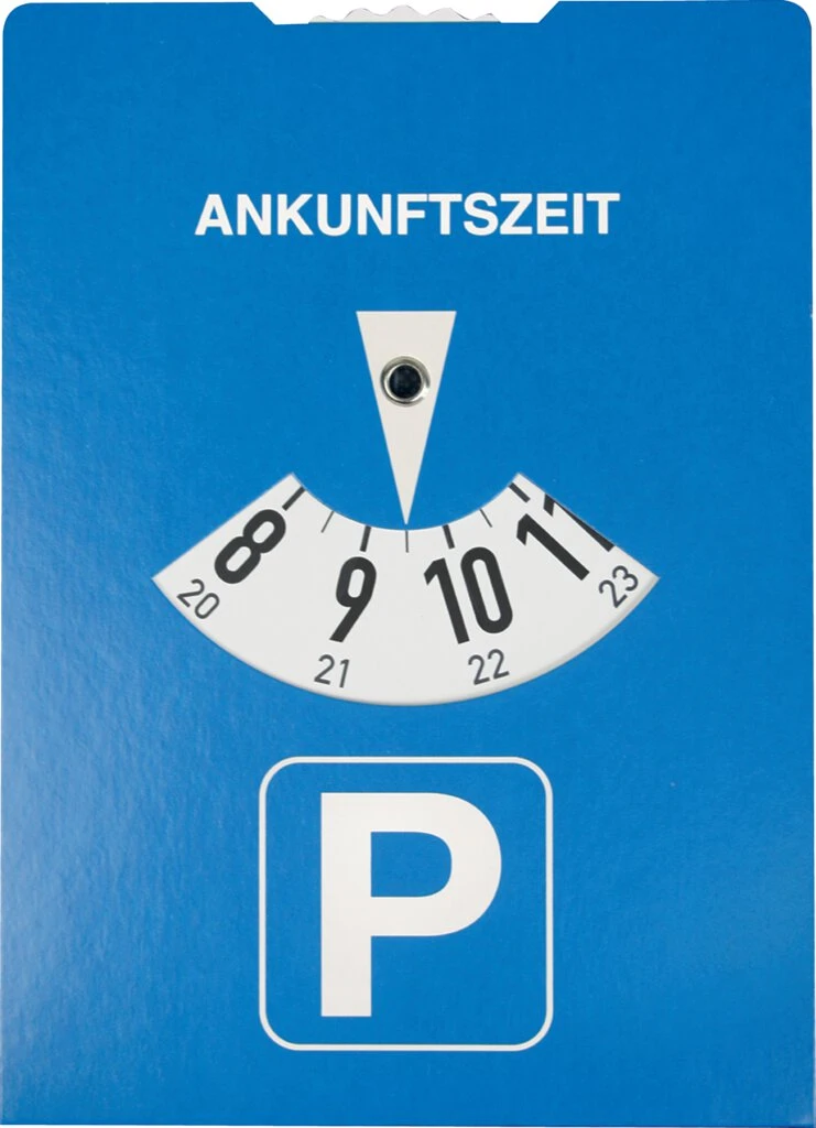 RNK Verlag Parkscheibe mit Ladescheibe, Karton, blau/grün (EAN: 4002871311830)