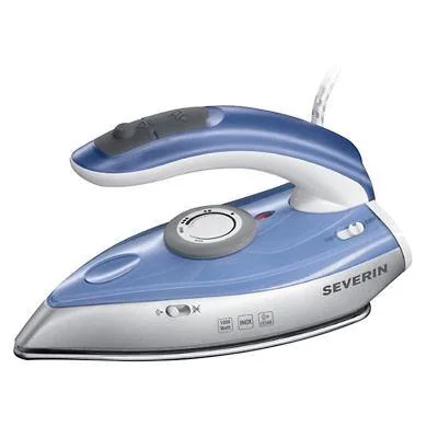 SEVERIN Reise-Dampfbügeleisen BA 3234, silber / blau (EAN: 4008146000447)