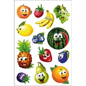 HERMA Sticker MAGIC "Früchte", Wackelaugen (EAN: 4008705032339)