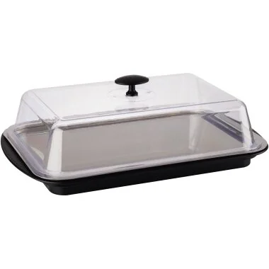 APS Thermo Tablett-Set, eckig, schwarz/transparent (EAN: 4004133090910)