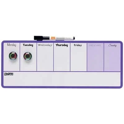 nobo Wochenplaner, (B)360 x (H)140 mm, violett (EAN: 5028252441612)