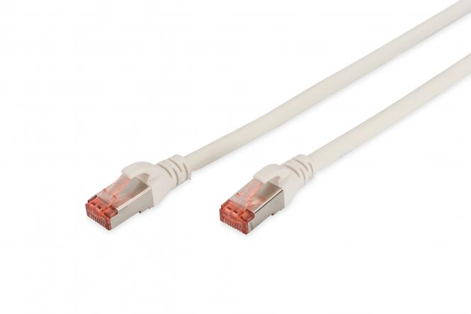 DIGITUS Patchkabel, Kat. 6, S/FTP, LSZH, 2,0 m, weiß (EAN: 4016032321804)