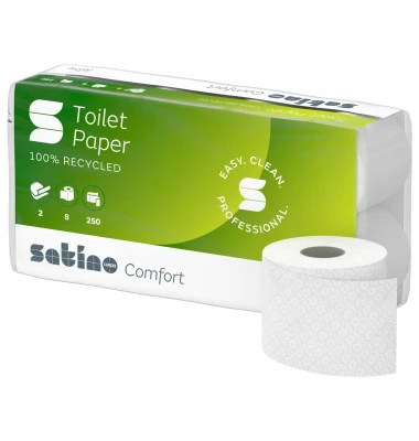 satino by wepa Toilettenpapier Comfort, 2-lagig, hochweiß (EAN: 4000735089109)