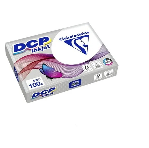 Clairefontaine Multifunktionspapier DCP INKJET, A4, 100 g/qm, hochweiß (EAN: 3329680001129)