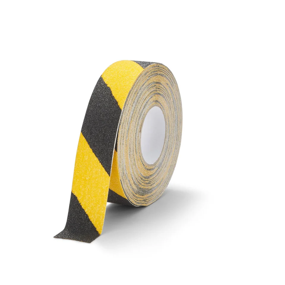 DURABLE Antirutschband DURALINE GRIP+, 50 mm, gelb/schwarz (EAN: 4005546733838)