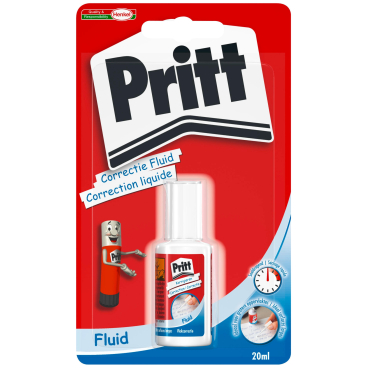Pritt Korrekturflüssigkeit "Correction Fluid", weiß, 20 ml (EAN: 4015000087919)