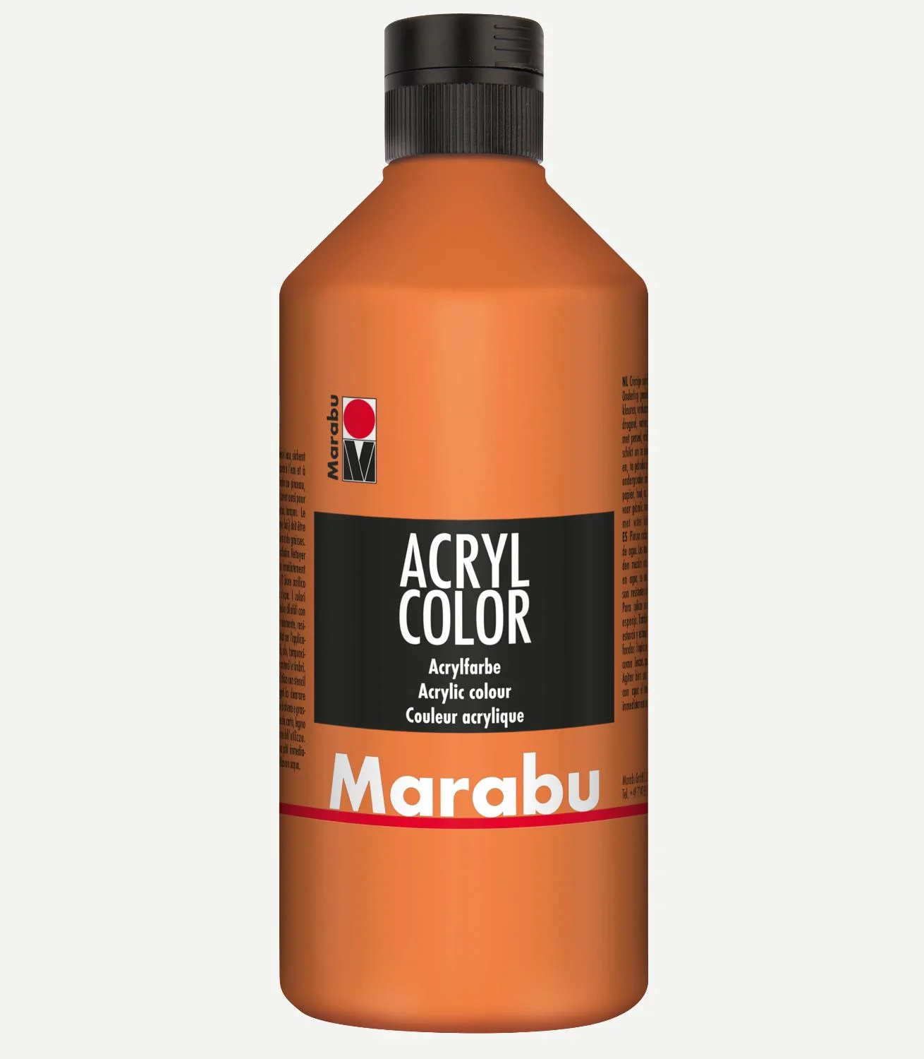 Marabu Acrylfarbe Acryl Color, 500 ml, orange 013 (EAN: 4007751529558)