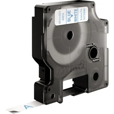 DYMO D1 Schriftbandkassette blau/weiß, 9 mm x 7 m (EAN: 5411313409148)