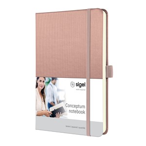 sigel Notizbuch Conceptum, DIN A5, kariert, rose (EAN: 4004360779121)