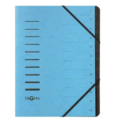 PAGNA Ordnungsmappe "Sorting File", 12 Fächer, hellblau (EAN: 4013951014312)
