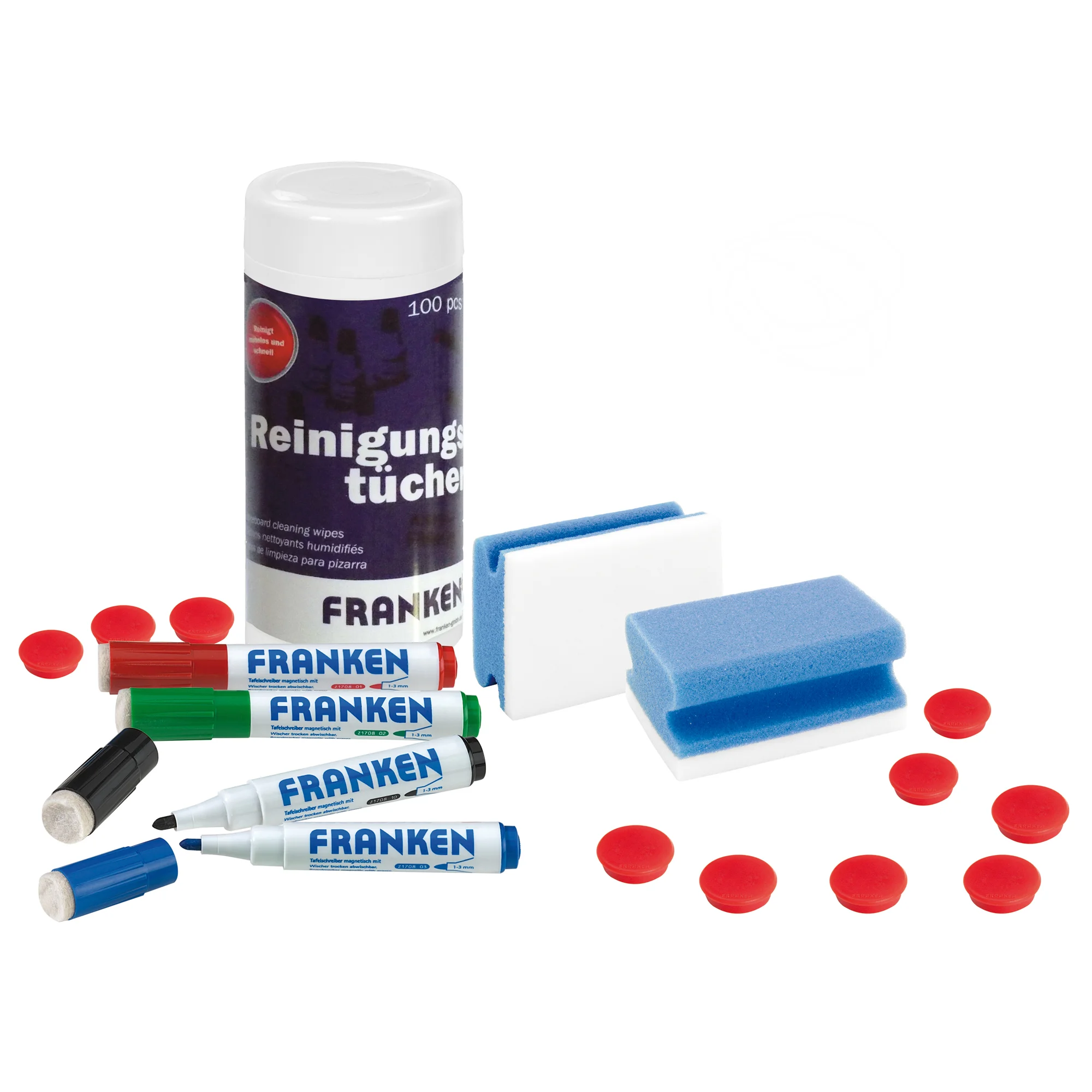FRANKEN Starter-Set für Magnet-/Weißwand-/Planungstafeln (EAN: 4016946199773)