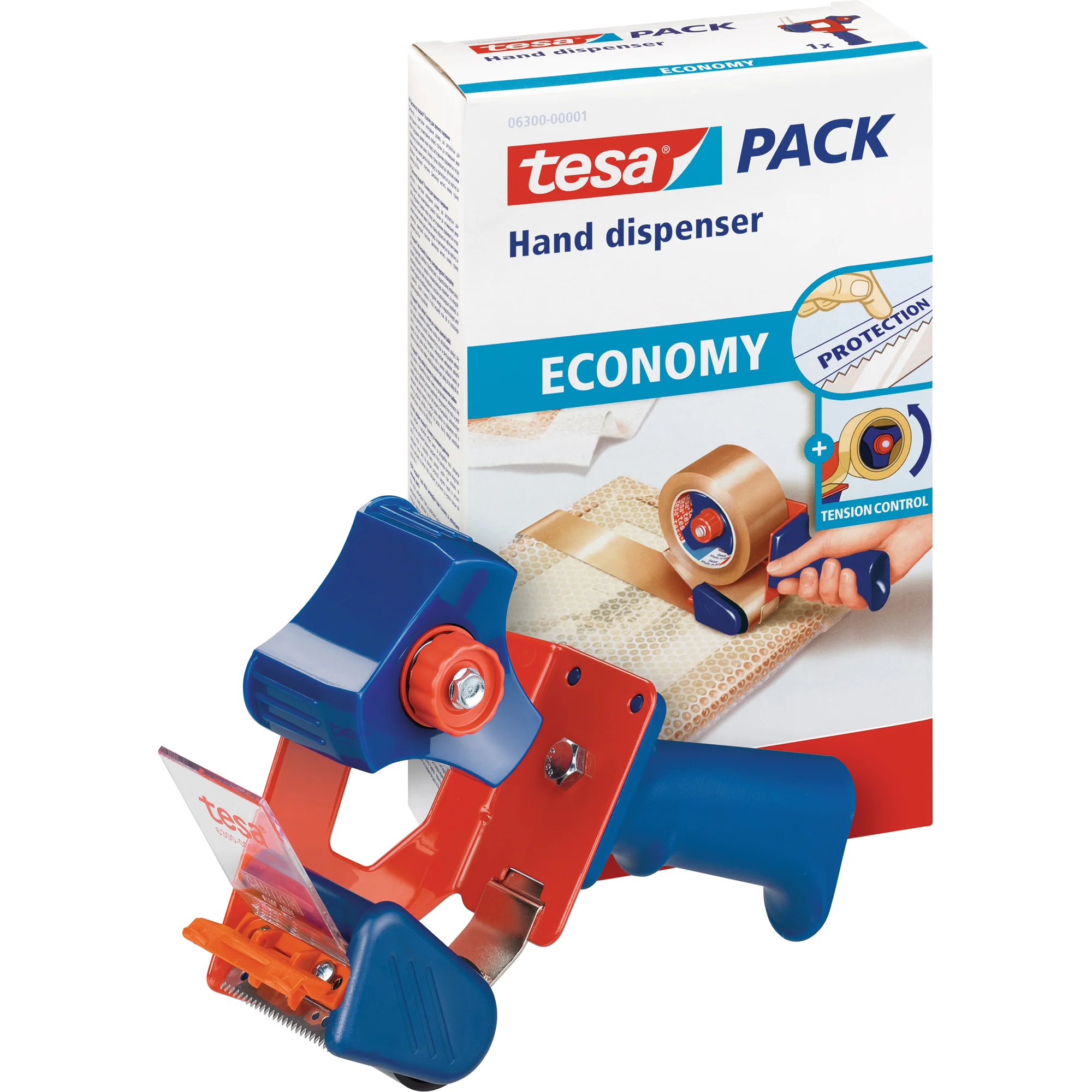 tesapack Handabroller Economy für Verpackungsklebeband (EAN: 4042448913852)