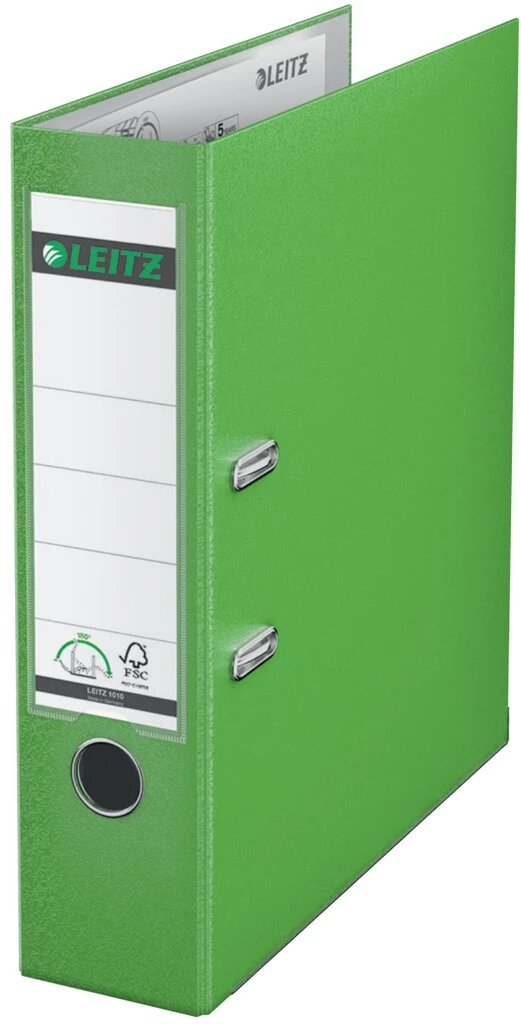 LEITZ 180 Grad Ordner, DIN A4, 80 mm, hellgrün (EAN: 4002432101047)