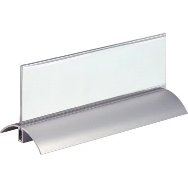 DURABLE Tisch-Namensschild DESK PRESENTER DE LUXE, transparent (EAN: 4005546802909)