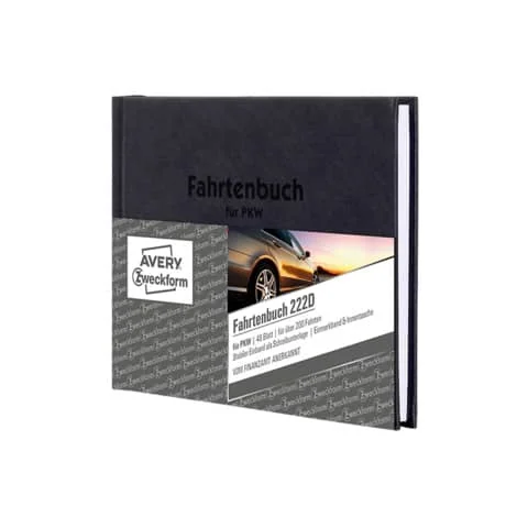 AVERY Zweckform Formularbuch "Hardcover" - Fahrtenbuch, A6 (EAN: 4004182014813)