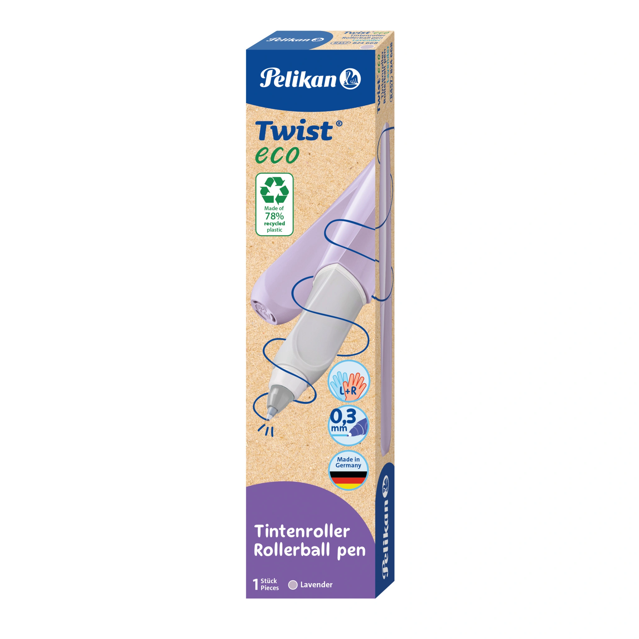 Pelikan Tintenroller Twist eco, lavendel (EAN: 4012700824660)