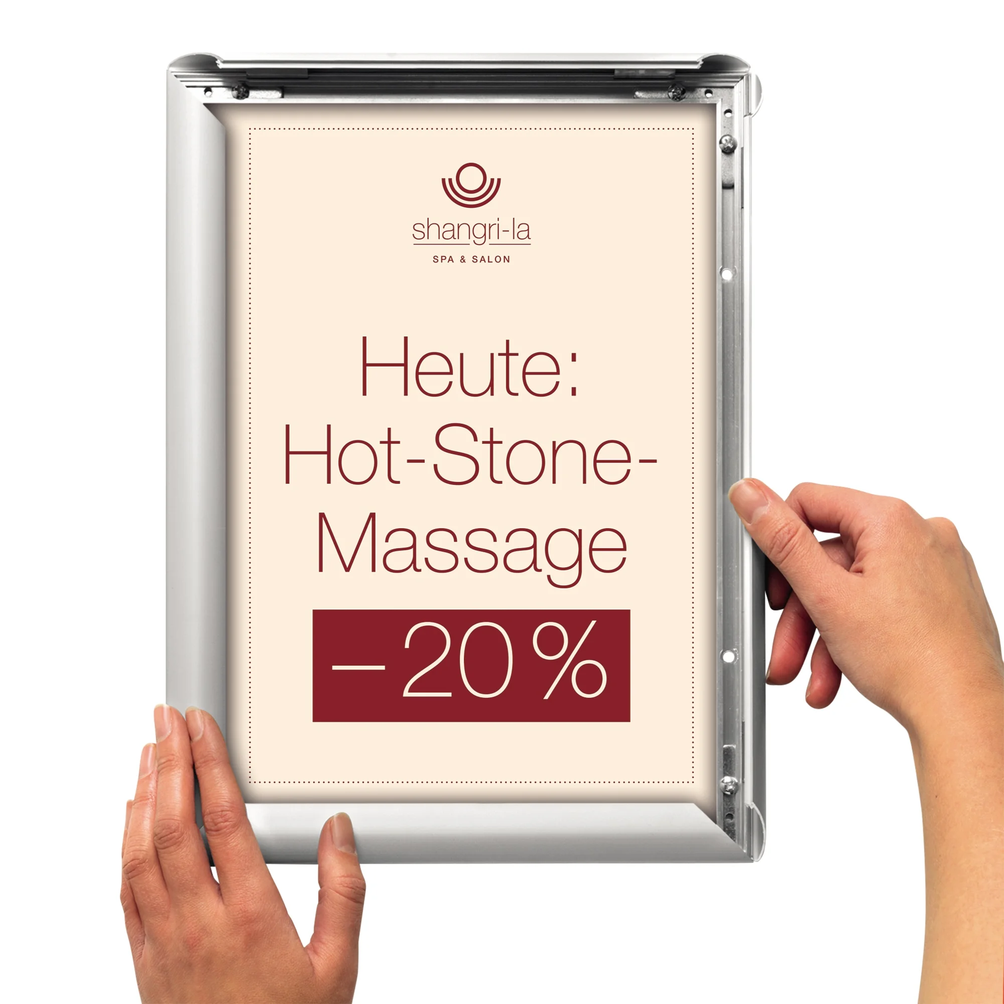deflecto Plakatrahmen, DIN A4, silber eloxiert (EAN: 5055425954280)