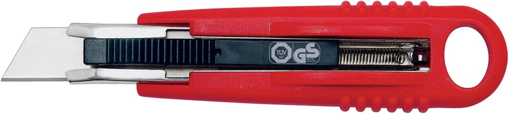 WEDO Safety-Cutter Standard, Klinge: 18 mm, rot/schwarz (EAN: 4003801792149)
