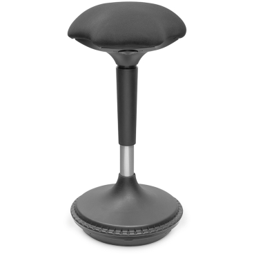 DIGITUS Sitzhocker / Stehhilfe, höhenverstellbar, scharz (EAN: 4016032475279)