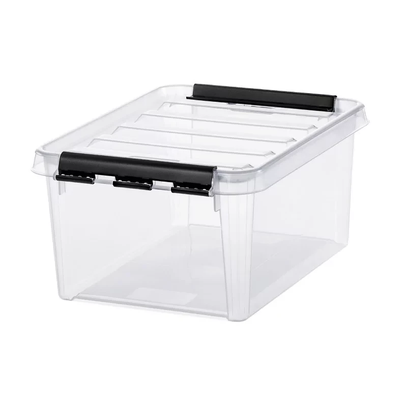 smartstore Aufbewahrungsbox CLASSIC 8 L, Clips: schwarz, transparent (EAN: 7332462017900)