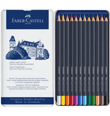 FABER-CASTELL Buntstifte GOLDFABER, 12er Metalletui (EAN: 4005401147121)