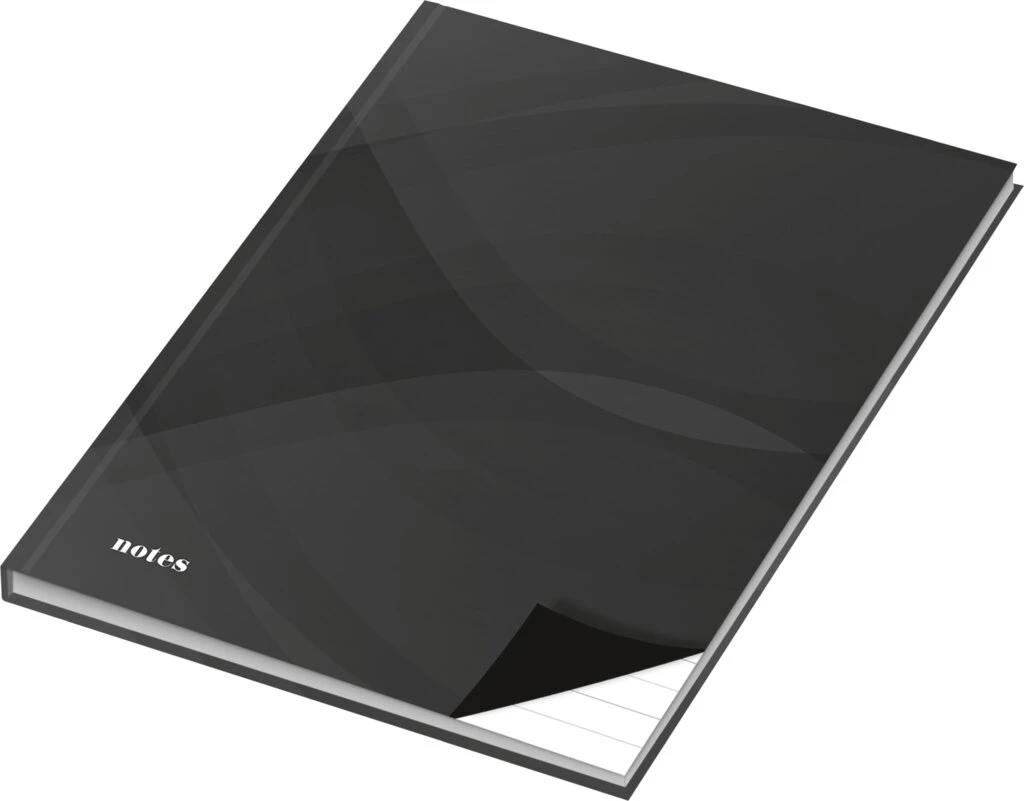 RNK Verlag Notizbuch "notes carbon black", DIN A5, liniert (EAN: 4002871465151)