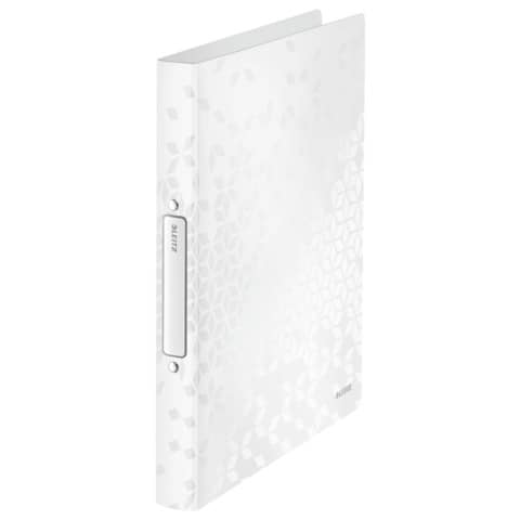 LEITZ Ringbuch WOW, DIN A4, PP, weiß, 2 Ringe (EAN: 4002432120826)