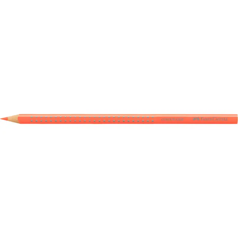 FABER-CASTELL Dreikant-Buntstift Colour GRIP, neonorange (EAN: 4005401124030)