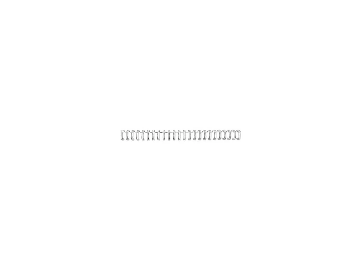 GBC Drahtbinderücken WireBind 8,0 mm, A5, 24-Ringe, silber (EAN: 5028252002783)