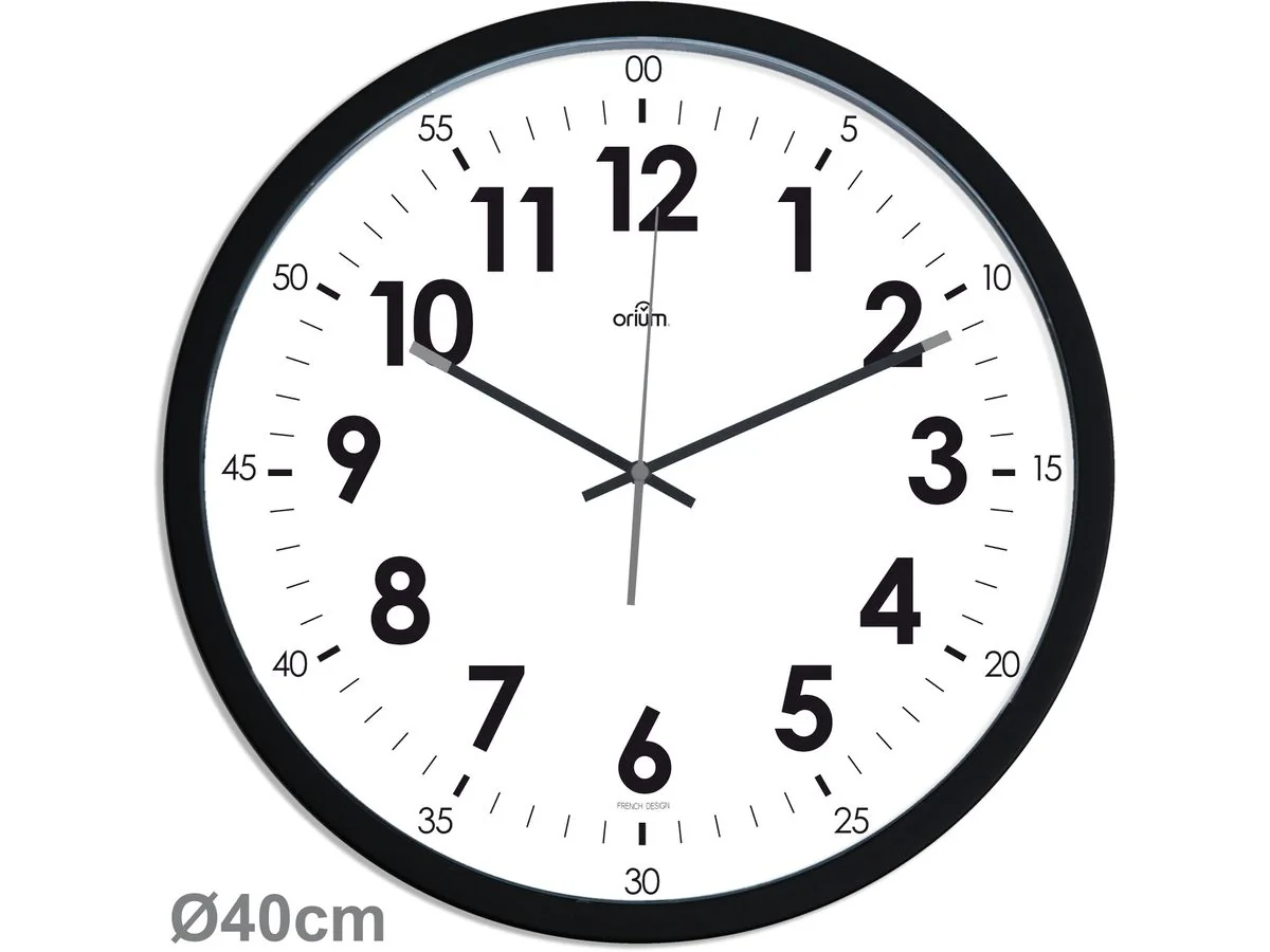 CEP Orium Wanduhr, Quarzuhr, schwarz (EAN: 3661474112513)