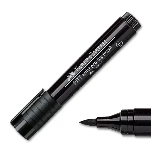 FABER-CASTELL Tuschestift PITT artist pen, schwarz (EAN: 4005401676997)