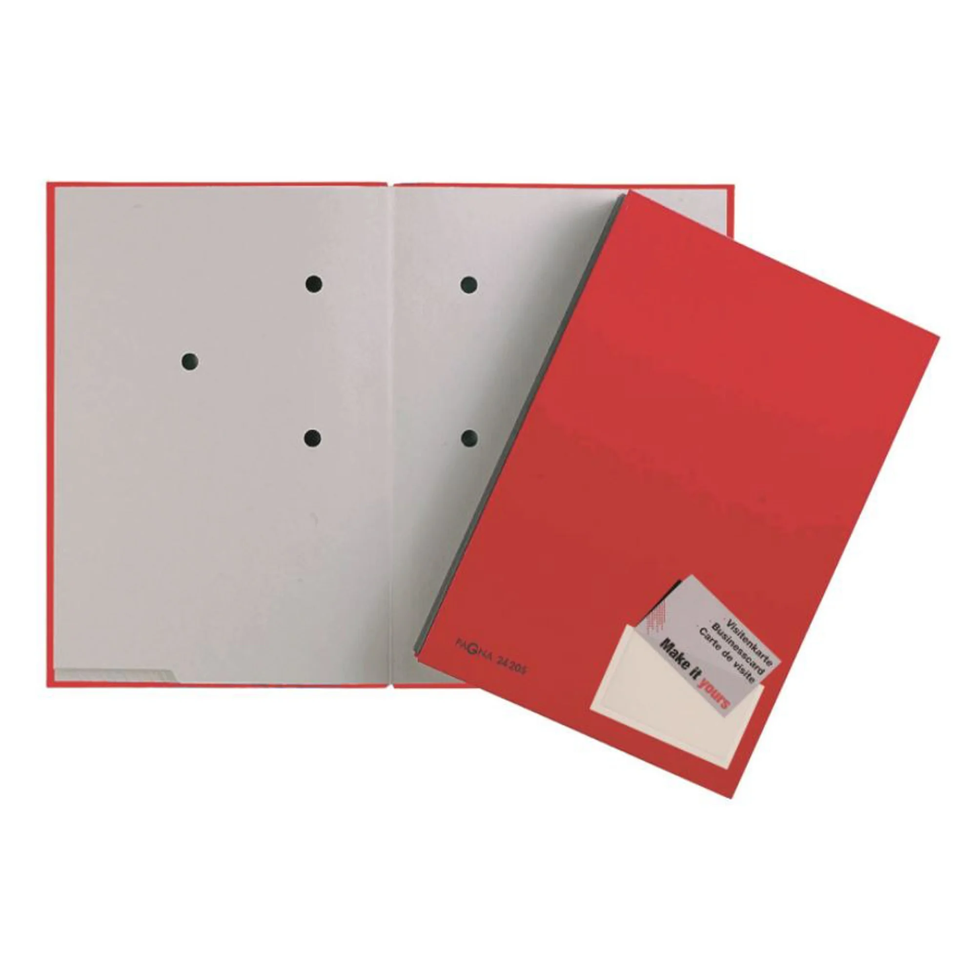 PAGNA Unterschriftenmappe Color, DIN A4, 20 Fächer, rot (EAN: 4013951000032)