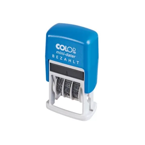 COLOP Datumstempel Mini Dater S160 L2 "BEZAHLT", im Blister (EAN: 9004362302261)