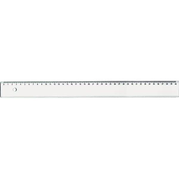 Wonday Flachlineal, 400 mm, aus Kunststoff (EAN: 3701254700599)