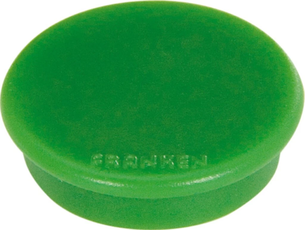 FRANKEN Haftmagnet, Haftkraft: 0,1 kg, Durchm. 13 mm, grün (EAN: 4016946051668)