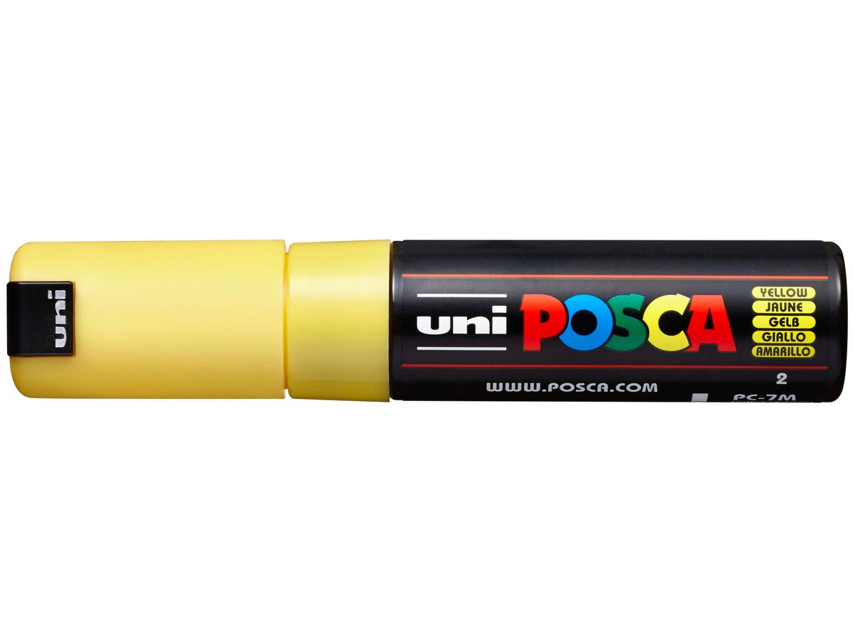 POSCA Pigmentmarker PC-7M, gelb (EAN: 4902778228265)