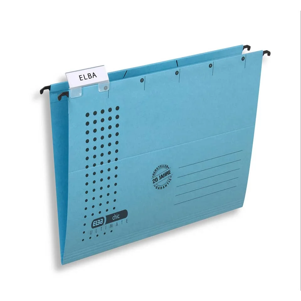 ELBA Hängemappe chic ULTIMATE, DIN A4, blau (EAN: 4002030851351)