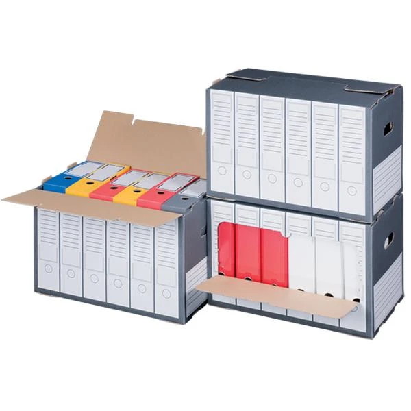 SMARTBOXPRO Archiv-Container, grau, mit perforiertem Deckel (EAN: 4250414108328)