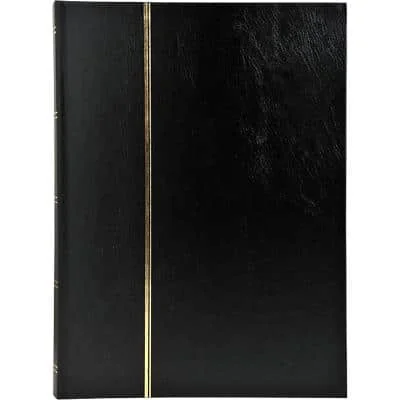 EXACOMPTA Briefmarkenalbum, 225 x 305 mm, schwarz, 64 Seiten (EAN: 3130630261612)