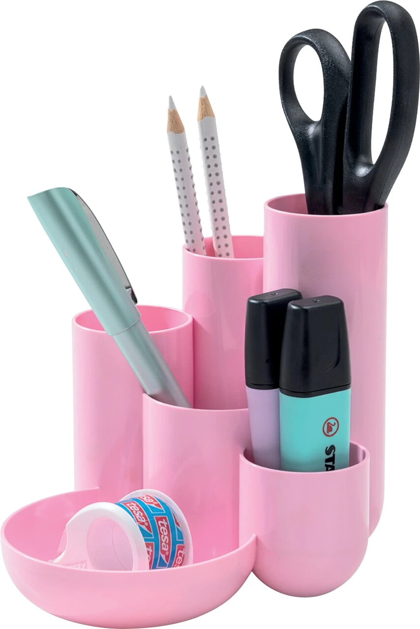 HAN Multiköcher CAMPUS, 6 Fächer, Polystyrol, pastellrosa (EAN: 4012473120884)