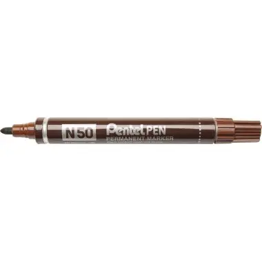 Pentel Permanent Marker N50, braun, Rundspitze (EAN: 4902506078025)
