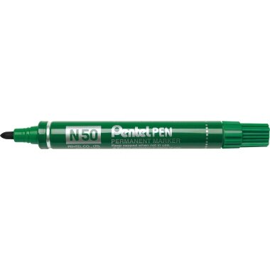 Pentel Permanent-Marker N50, grün, Rundspitze (EAN: 4902506078018)