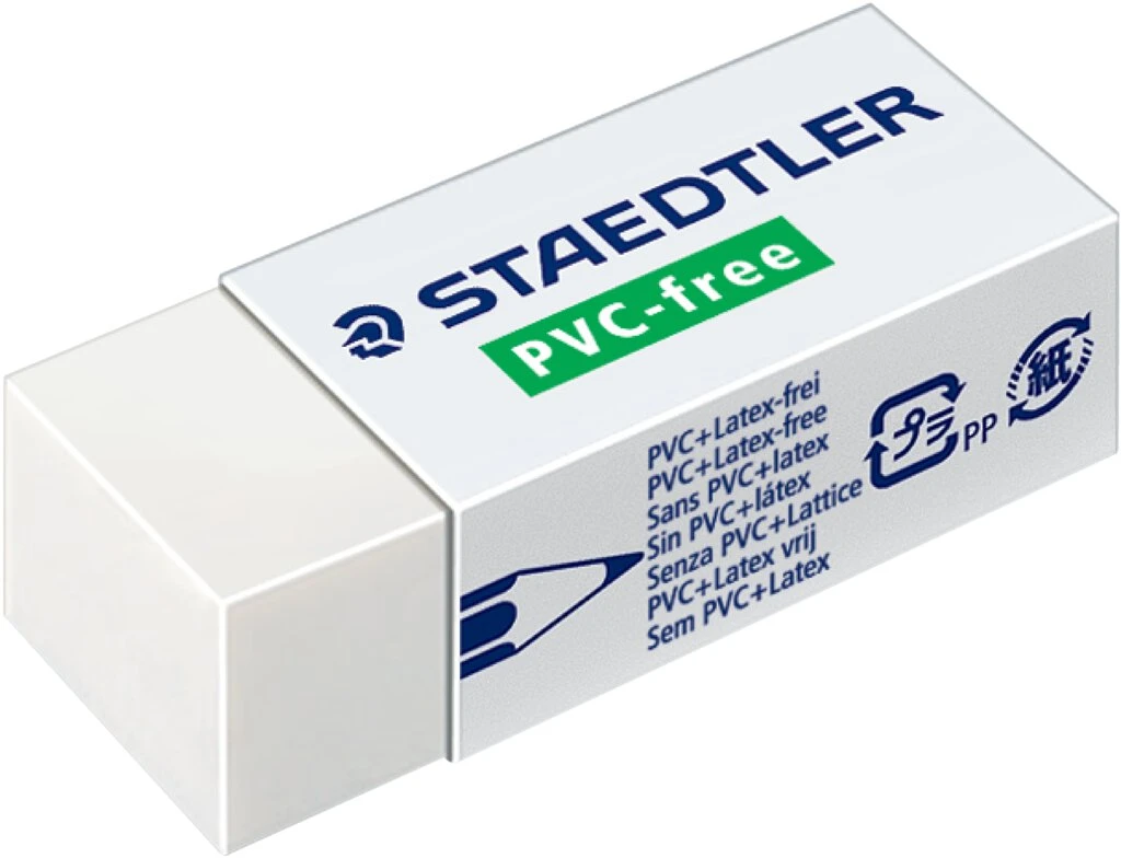 STAEDTLER Radierer PVC-free B20, weiß (EAN: 4007817525067)