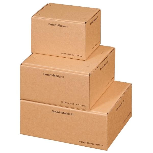 SMARTBOXPRO Paket-Versandkarton "Smart Mailer", klein, braun (EAN: 4250414136017)