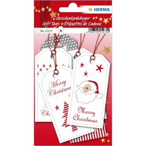 HERMA Weihnachts-Geschenkanhänger "Xmas" (EAN: 4008705152754)
