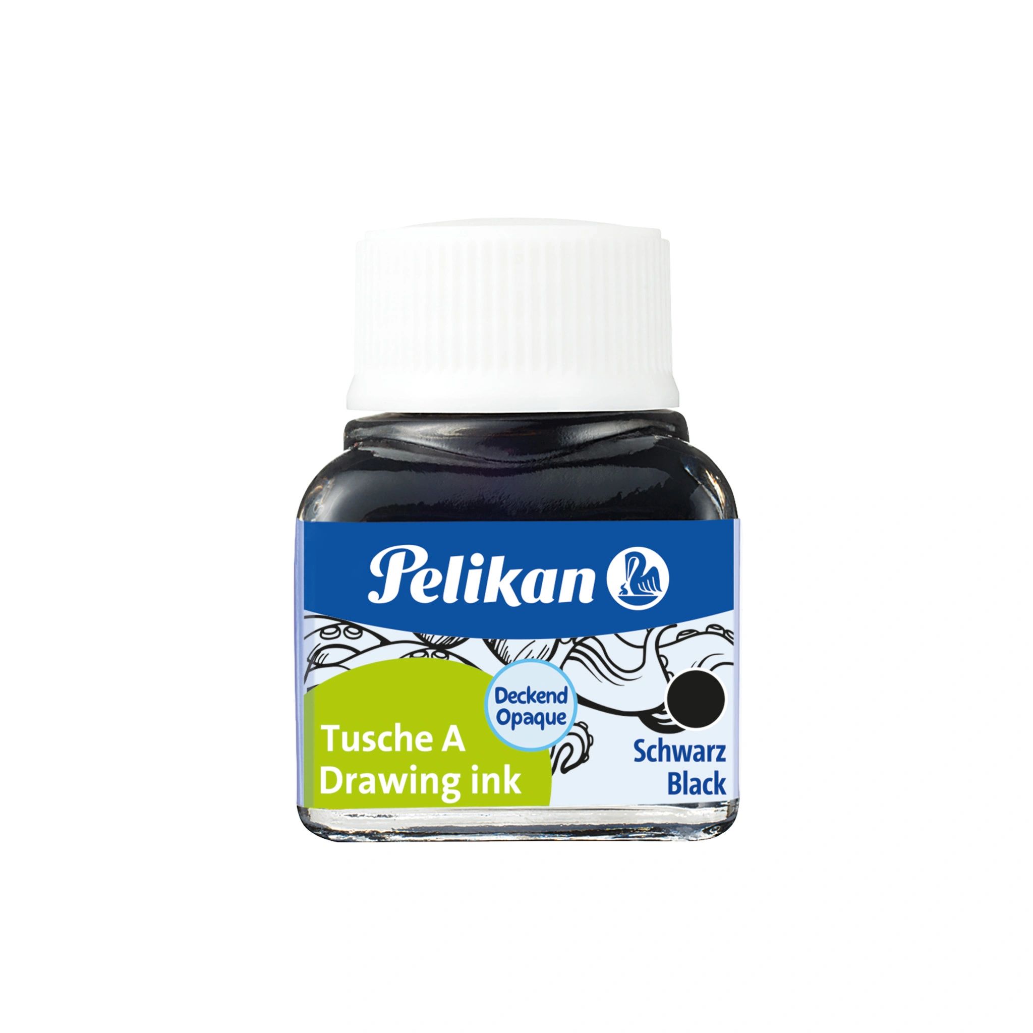 Pelikan Tusche A, Inhalt: 10 ml im Glas, schwarz (17) (EAN: 4012700201669)