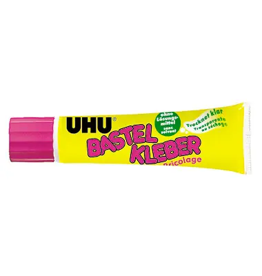 UHU Bastelkleber, lösemittelfrei, 90 g, Standtube (EAN: 4026700477351)